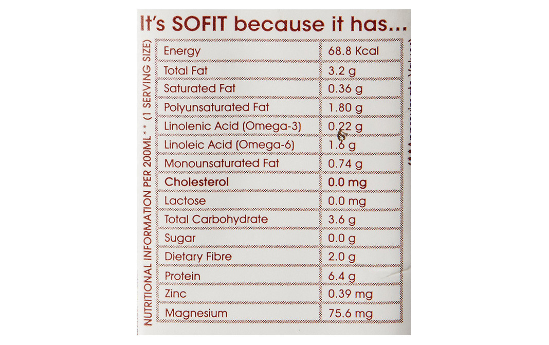 Sofit Soya Milk    Tetra Pack  200 millilitre